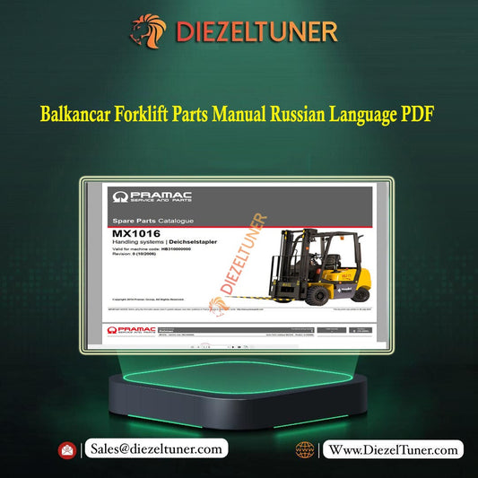 Balkancar Forklift Parts Manual Russian Language PDF - Diezeltuner Shop 