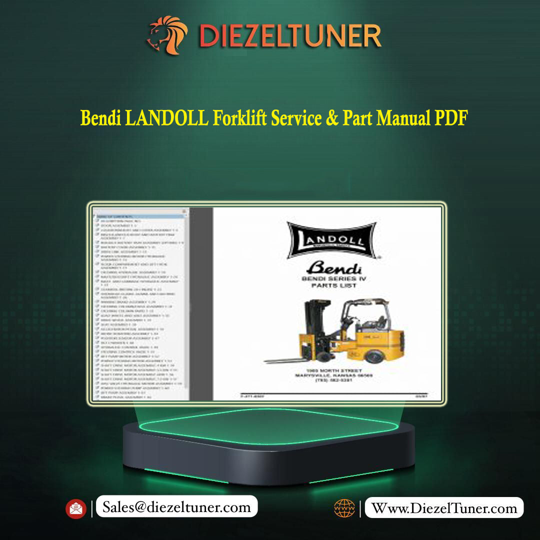 Bendi LANDOLL Forklift Service & Part Manual PDF - Diezeltuner Shop 
