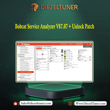 Bobcat Service Analyzer V87.07 + Unlock Patch - Diezeltuner Shop 