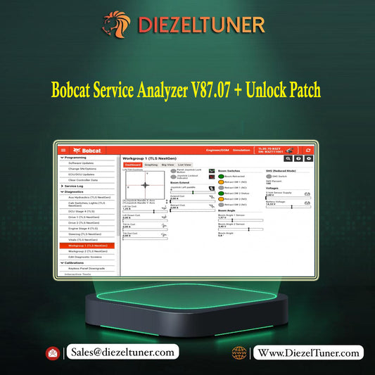 Bobcat Service Analyzer V87.07 + Unlock Patch - Diezeltuner Shop 