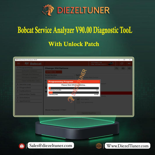 Bobcat Service Analyzer V90.00 Diagnostic Tool + Unlock Patch - Diezeltuner Shop 