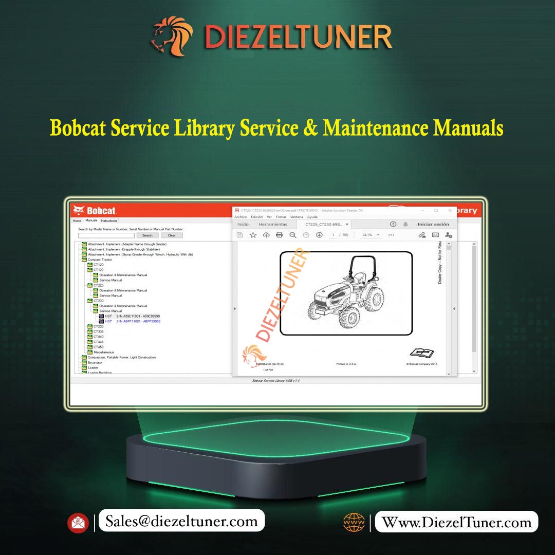 Bobcat Service Library Service & Maintenance Manuals - Diezeltuner Shop 