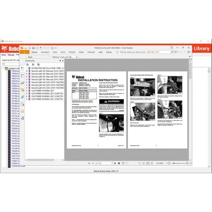 Bobcat Service Library Service & Maintenance Manuals - Diezeltuner Shop 