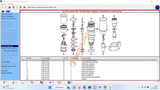 Bosch ESI [tronic] Diesel spare parts, injection pump test plans + Unlock KG 