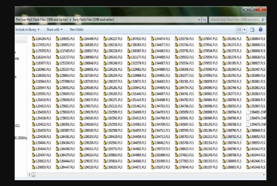 CAT Pre Low-NoX Flash Files (1998 and Earlier) Big Collection 