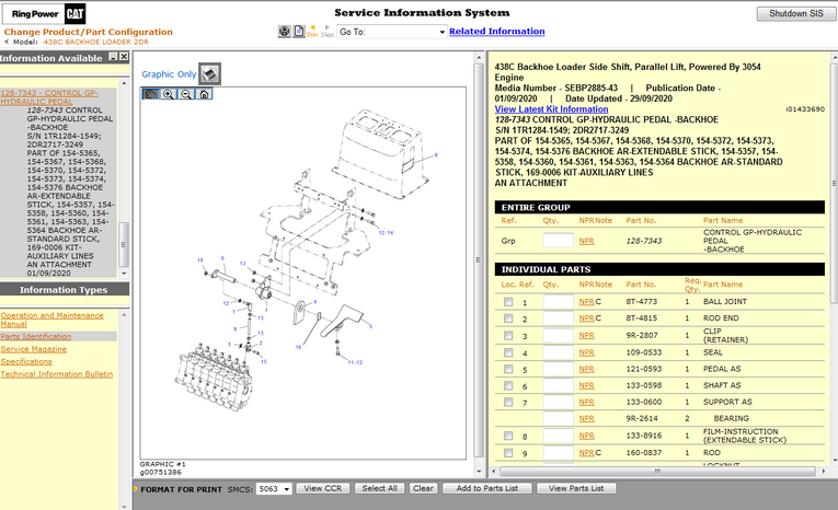 CAT SIS [12.2019] Parts & Service Manual 3D Images - Diezeltuner Shop 