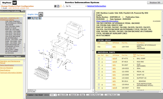 CAT SIS [12.2019] Parts & Service Manual 3D Images - Diezeltuner Shop 
