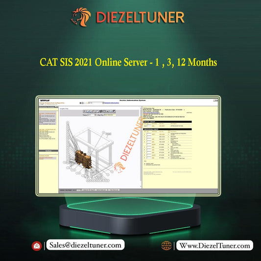 CAT SIS 2021 Online Server - 1 , 3, 12 Months - Diezeltuner Shop 