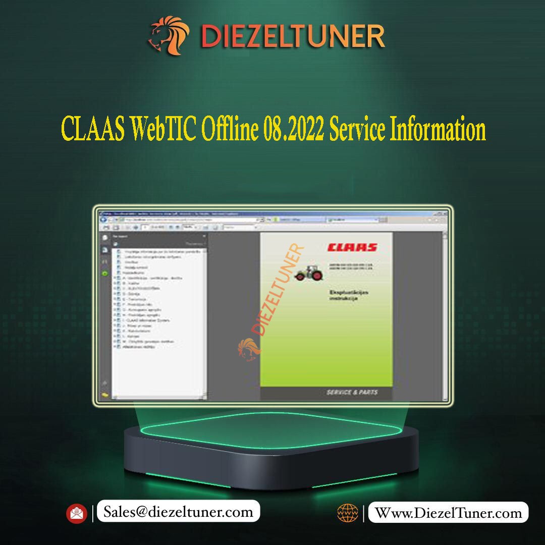 CLAAS WebTIC Offline 08.2022 Service Information + INSTALL GUIDE - Diezeltuner Shop 