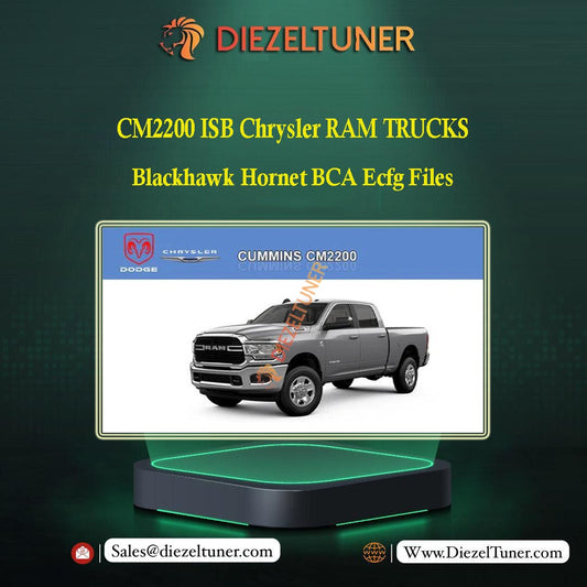 CM2200 ISB Chrysler RAM TRUCKS Blackhawk Hornet BCA Ecfg Files - Diezeltuner Shop 