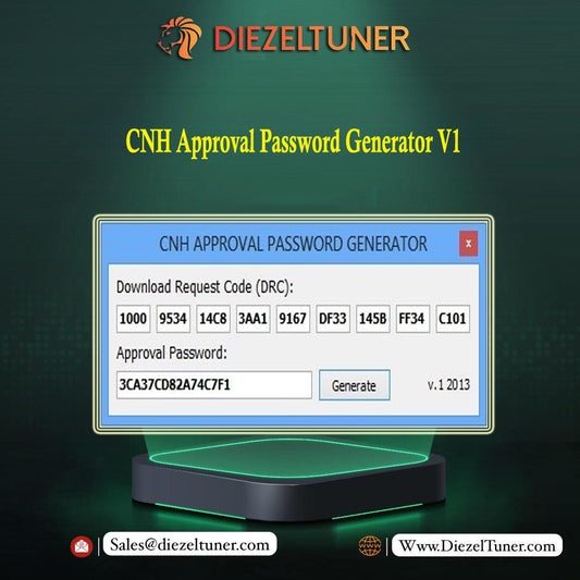 CNH Approval Password Generator V1 + Unlocking Keygen - Diezeltuner Shop 