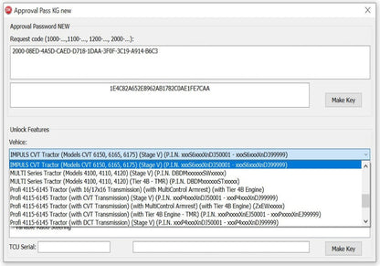 CNH New Approval Password + Unlock Features 2023 V2 