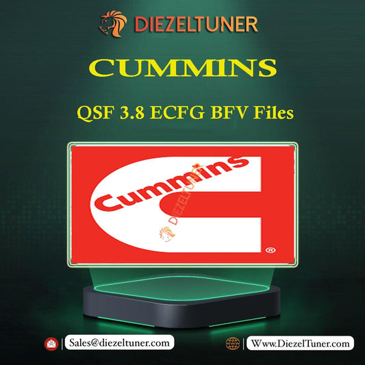 Commins QSF 3.8 ECFG BFV Calibration Files