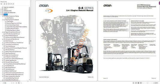 CROWN Forklift Truck Service Manuals & Parts Manual DVD - Diezeltuner Shop 