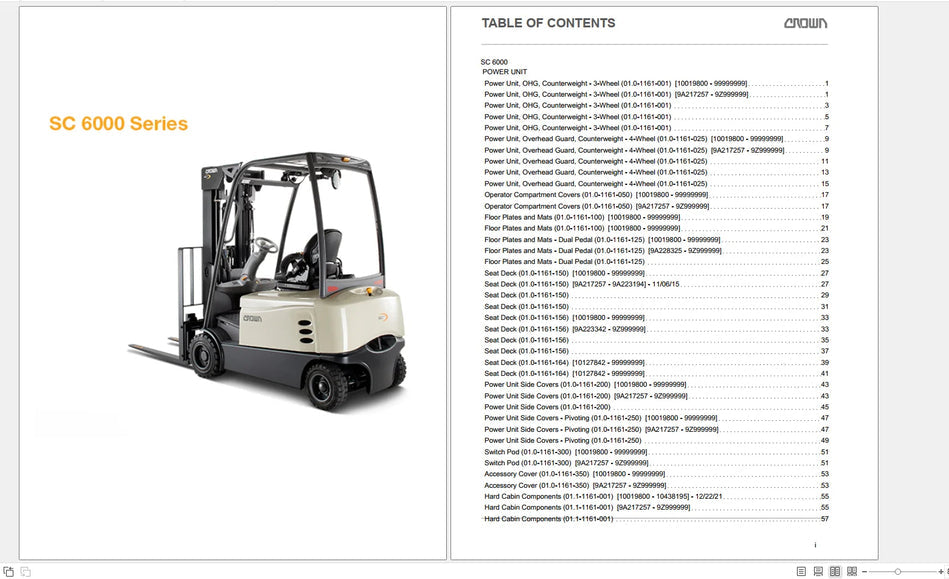 CROWN Forklift Truck Service Manuals & Parts Manual DVD - Diezeltuner Shop 