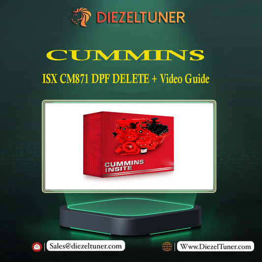 CUMMINS ISX CM871 DPF DELETE + Video Guide - Diezeltuner Shop 