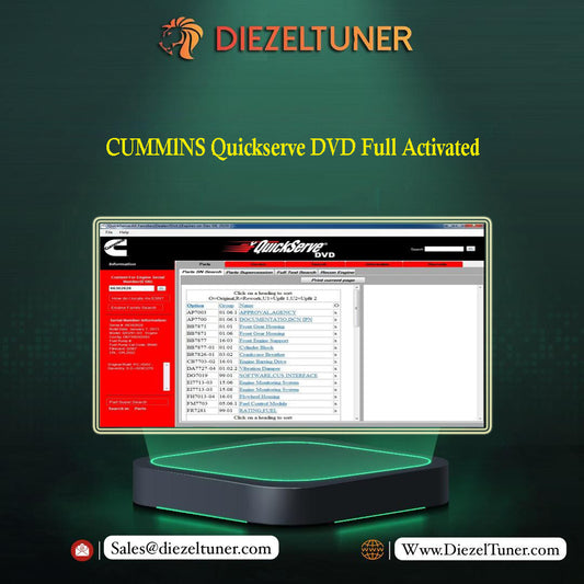 CUMMlNS Quickserve DVD Full Activated - Diezeltuner Shop 