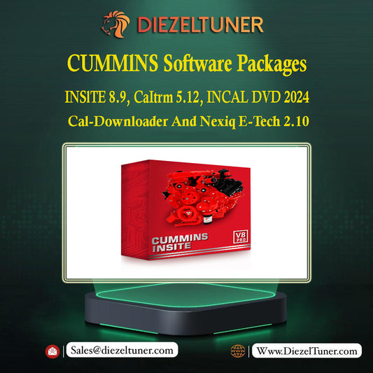 CUMMlNS Software Packages, LNSlTE 8.9, CaItrm 5.12, LNCAL DVD 2024, Cal-Downloader And Nexiq E-Tech 2.10 - Diezeltuner Shop 