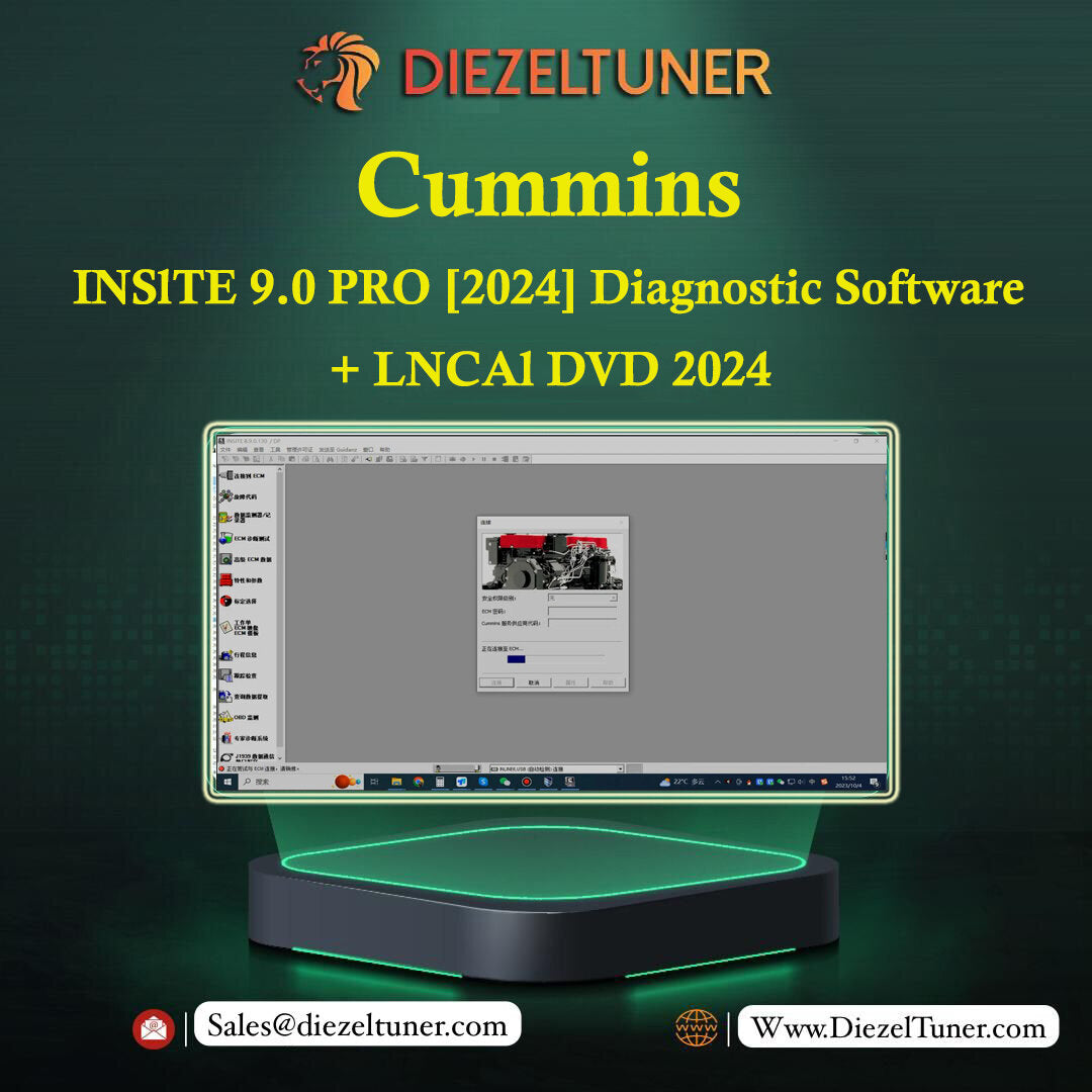 CUMMlNS lNSlTE 9.0 PRO [2024] Diagnostic Software + lNCAl DVD 2024 - Diezeltuner Shop  #