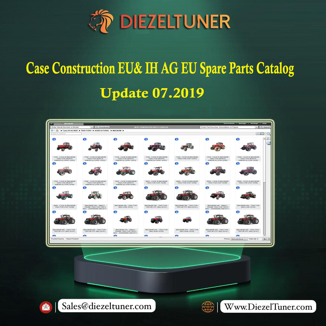 Case Construction EU [07.2019] + Case IH AG EU [07.2019] Spare Parts Catalog 