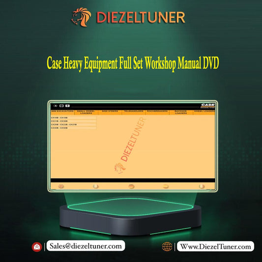Case Heavy Equipment Full Set Workshop Manual DVD - Diezeltuner Shop 