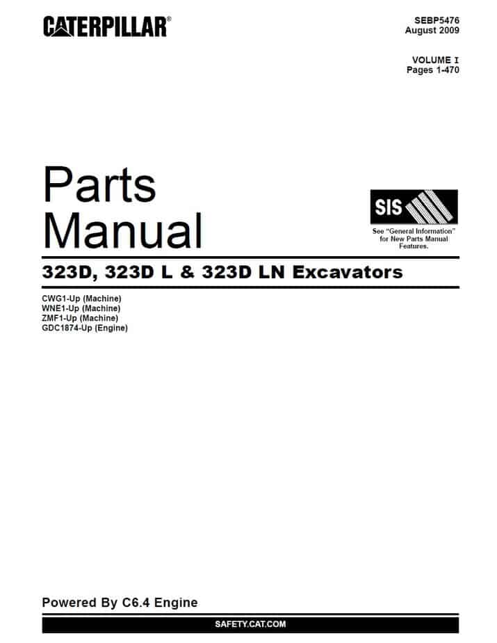 Cat Excavator Parts Manual & Wiring Diagram PDF - Diezeltuner Shop 