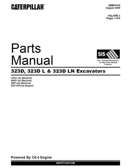 Cat Excavator Parts Manual & Wiring Diagram PDF - Diezeltuner Shop 