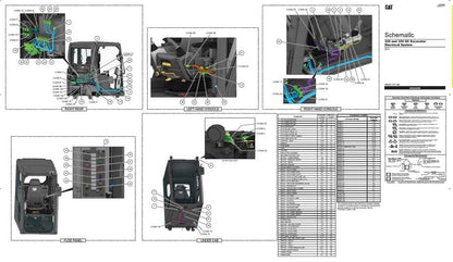 Cat Excavator Parts Manual & Wiring Diagram PDF - Diezeltuner Shop 