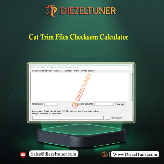 Cat Trim Files Checksum Calculator - Diezeltuner Shop 