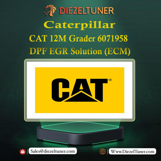 Caterpillar 12M Grader 6071958 + DPF EGR SCR Solution (ECM)