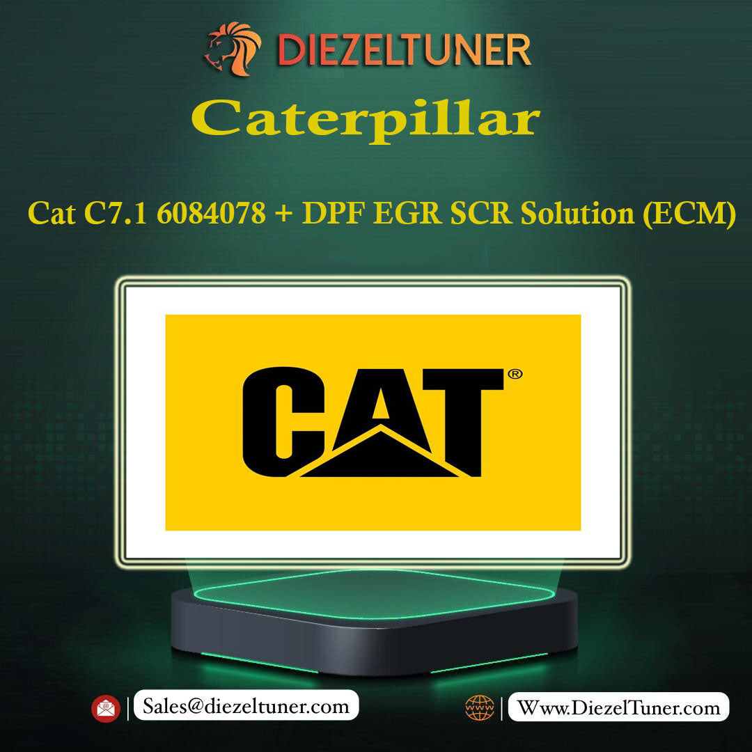 Caterpillar C7.1 6084078 + DPF EGR SCR Solution (ECM) 