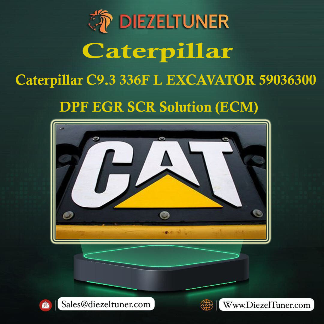 Caterpillar C9.3 336F L EXCAVATOR 59036300 + DPF EGR SCR Solution (ECM) 