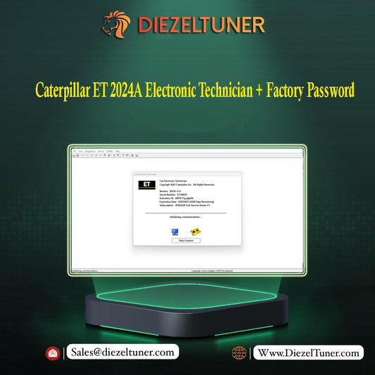 Caterpillar ET 2024A Electronic Technician + Factory Password – With Kg