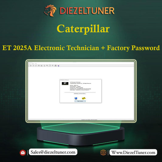 Caterpillar ET 2025A Electronic Technician + Factory Password – With Kg - Diezeltuner Shop  #