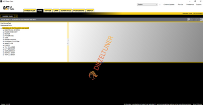 Caterpillar MCFE-Europe Forklift Truck Parts Catalog 2024