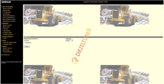 Caterpillar Hydraulic Information System (HIS) - Diezeltuner Shop 