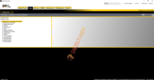 Caterpillar MCFE-Europe Lift Trucks Parts Catalog & Service Manuals 2024