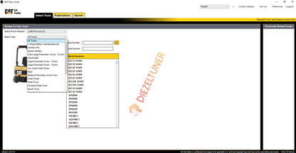 Caterpillar MCFE-Europe Lift Trucks Parts Catalog & Service Manuals 2024