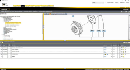Caterpillar Lift Trucks 2024 MCFS-ASIA Parts Catalog