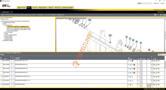 Caterpillar MCFS-ASIA Lift Trucks Parts Catalog 2024