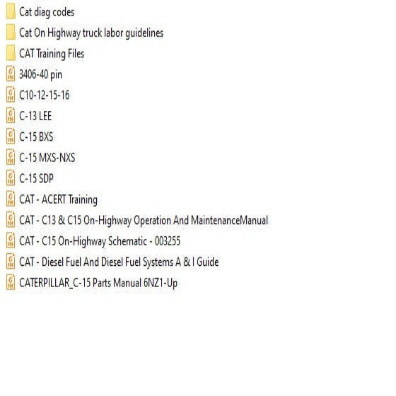 Caterpillar Spanish Course + English PDF Manuals, wiring diagrams and Delete guides - Diezeltuner Shop 