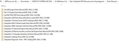Caterpillar Spanish Course + English PDF Manuals, wiring diagrams and Delete guides - Diezeltuner Shop 