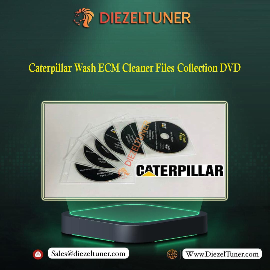 Caterpillar Wash ECM Cleaner Files Collection DVD - Diezeltuner Shop 