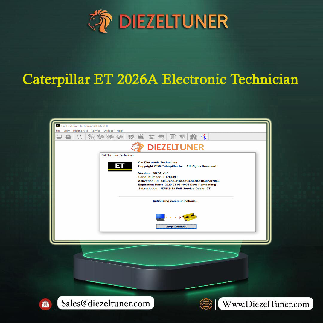 Caterpillar ET 2026A – Electronic Technician + Factory Password Generator