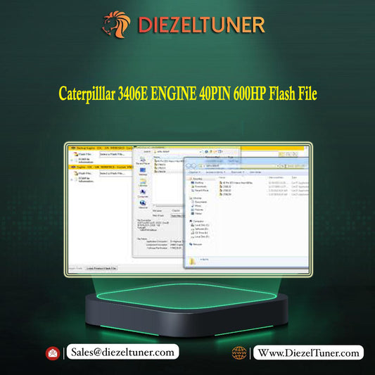 Caterpilllar 3406E ENGINE 40PIN 600HP Higher HP Flash Files - Diezeltuner Shop 