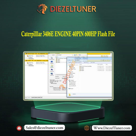 Caterpilllar 3406E ENGINE 40PIN 600HP Higher HP Flash Files - Diezeltuner Shop 