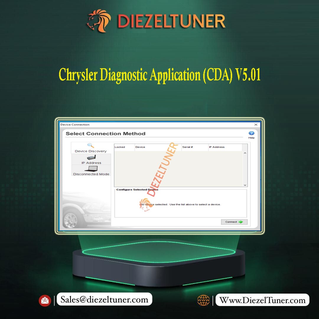 Chrysler Diagnostic Application (CDA) V5.01 Multilingual - Diezeltuner Shop 