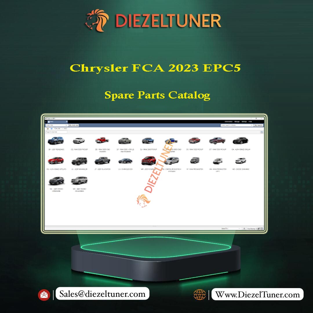 Chrysler FCA 2023 EPC5 Spare Parts Catalog + Unlock Patch - Diezeltuner Shop 