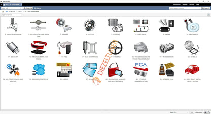 Chrysler FCA 2023 EPC5 Spare Parts Catalog + Unlock Patch - Diezeltuner Shop 