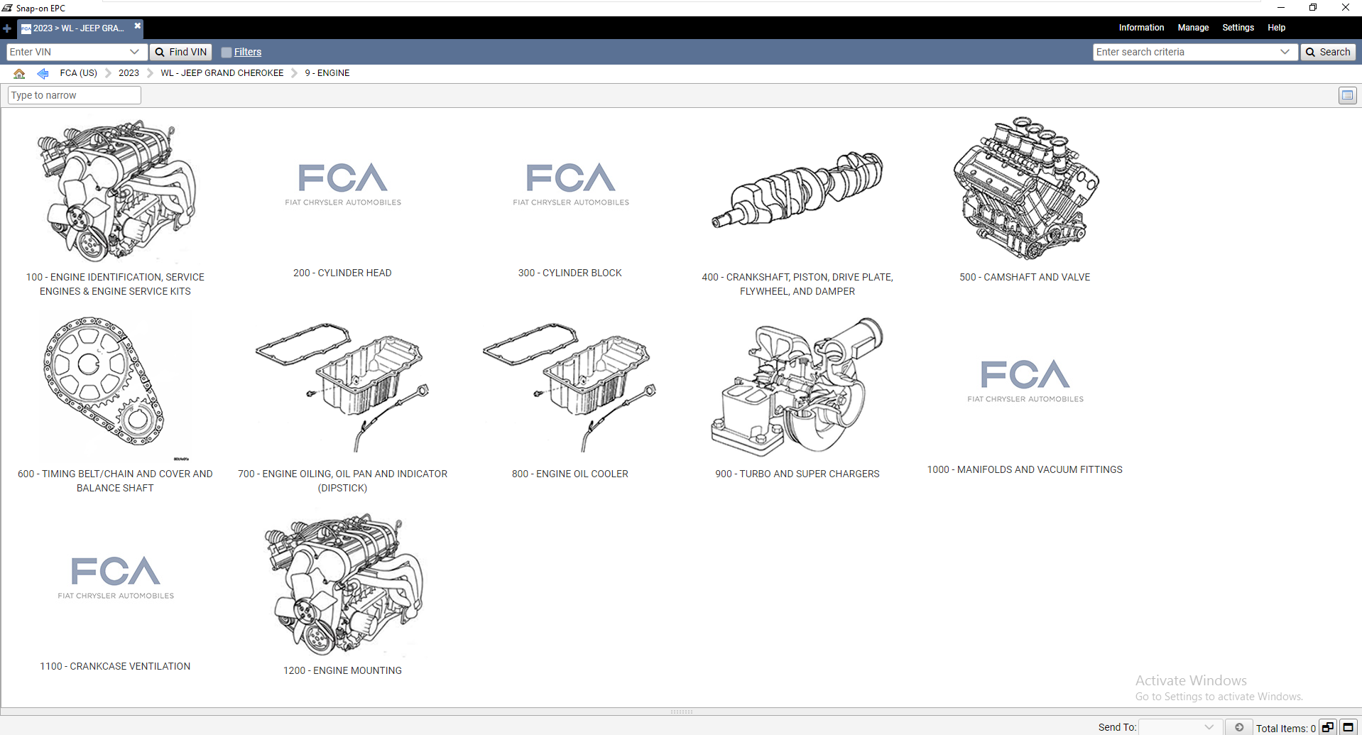 Chrysler FCA 2024 EPC5 Spare Parts Catalog - Diezeltuner Shop 